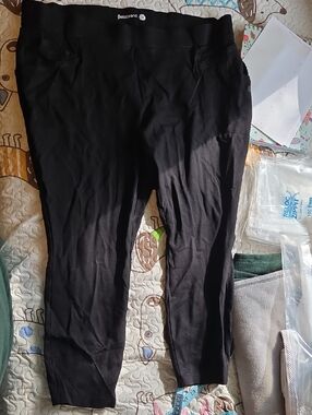 Betabrand Black High-Waist Leggings